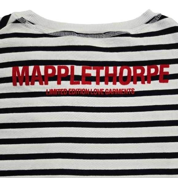 Zara Robert Mapplethorpe Embrace 100% Cotton Striped Top Limited Edition Rare - Picture 5 of 11